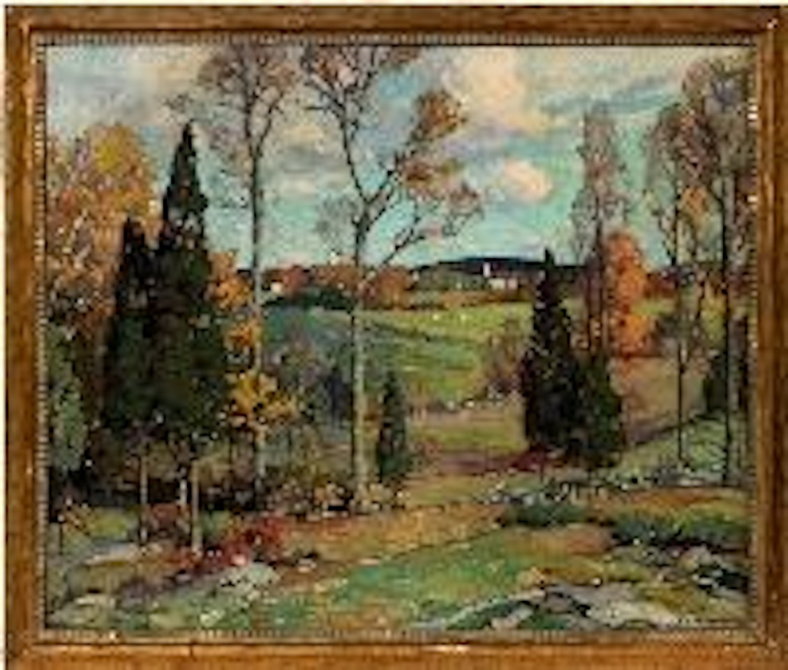 October landscape Cape Ann, Mass by Aldro Thompson Hibbard