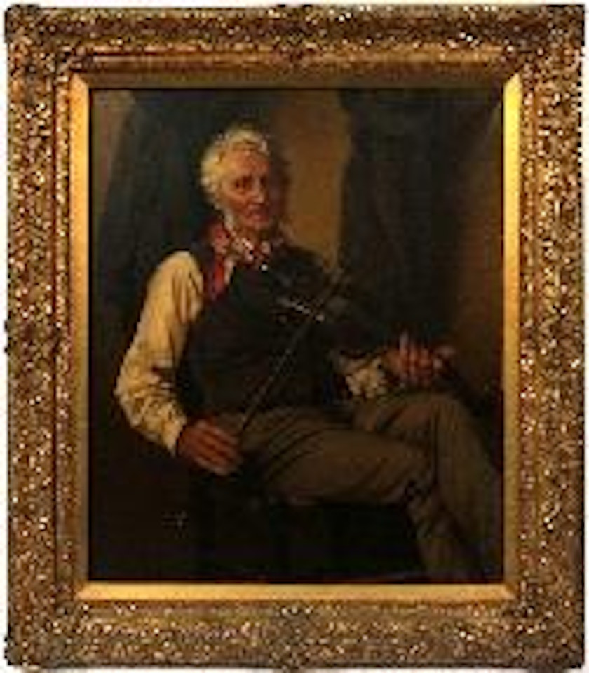 The old fiddler by John George Brown
