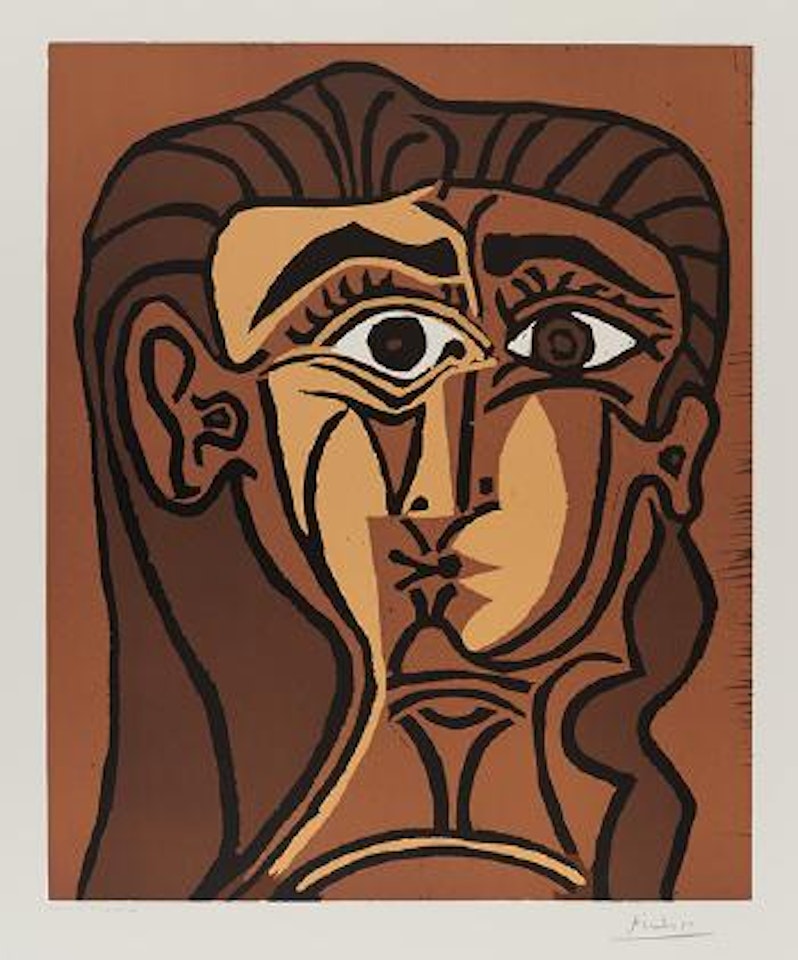 Portrait de Jacqueline de face II by Pablo Picasso