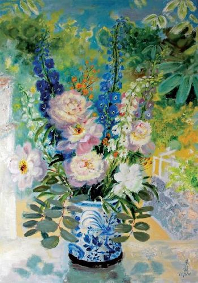 Vase of Flowers by Le Pho