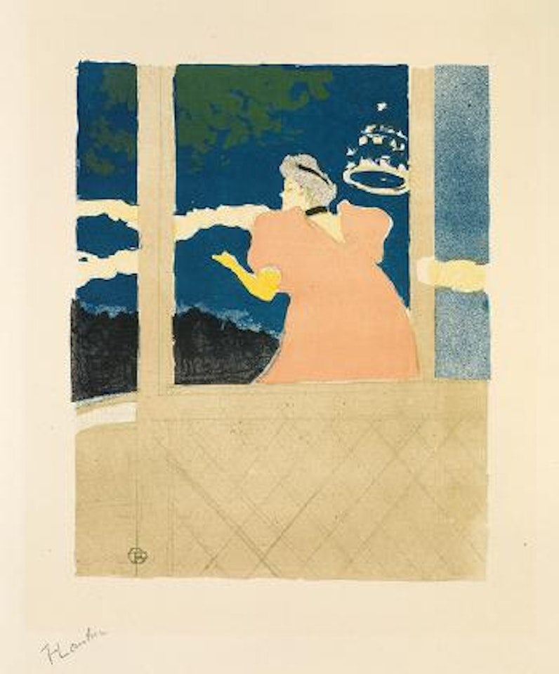 Chanteuse au Café-Concert - Aux Ambassadeurs by Henri de Toulouse-Lautrec