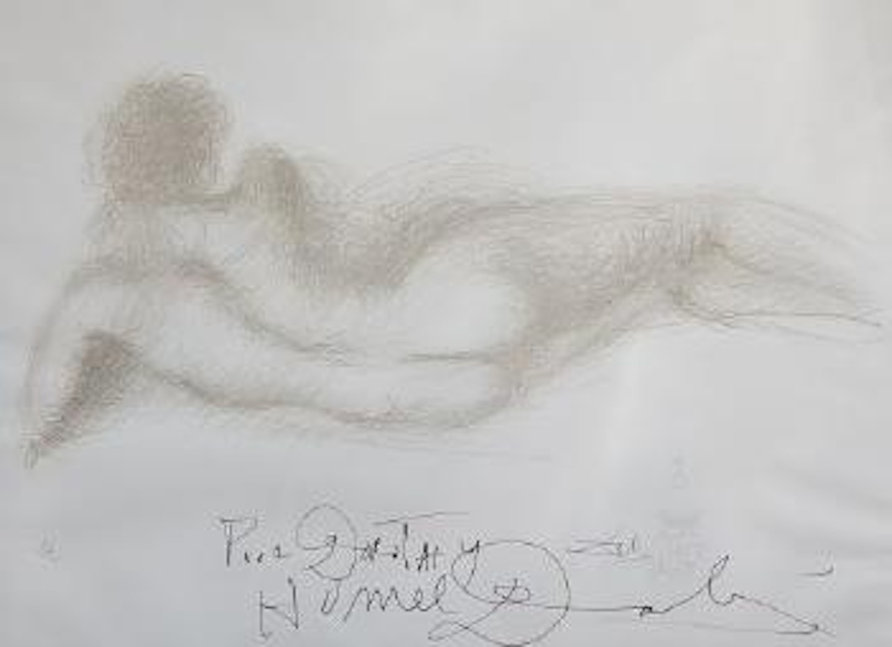 Femme nu de dos by Salvador Dali