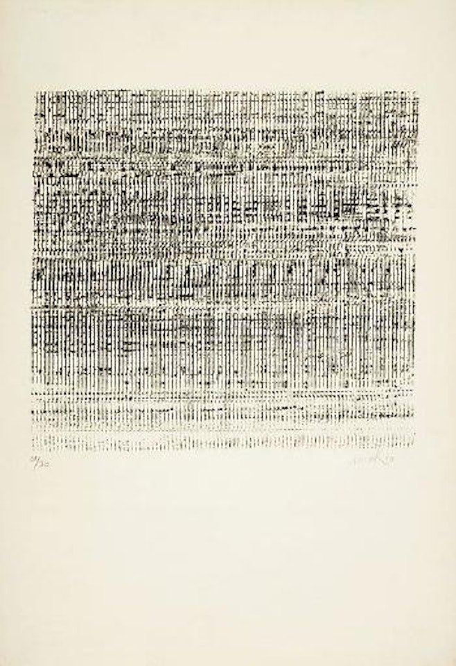 Poem für Schreibmaschinen by Heinz Mack