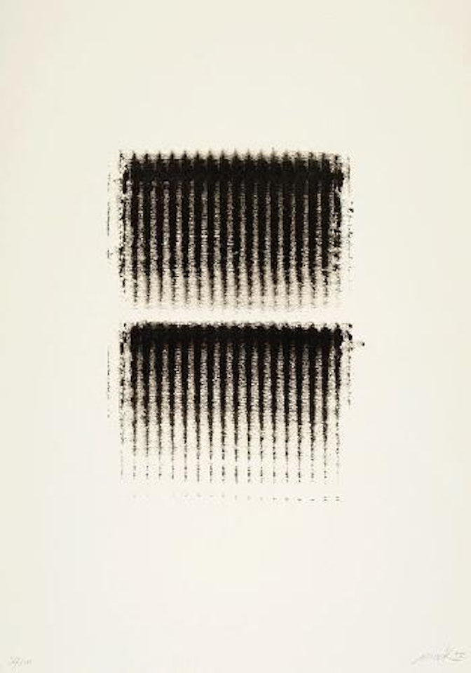 Doppelstruktur by Heinz Mack