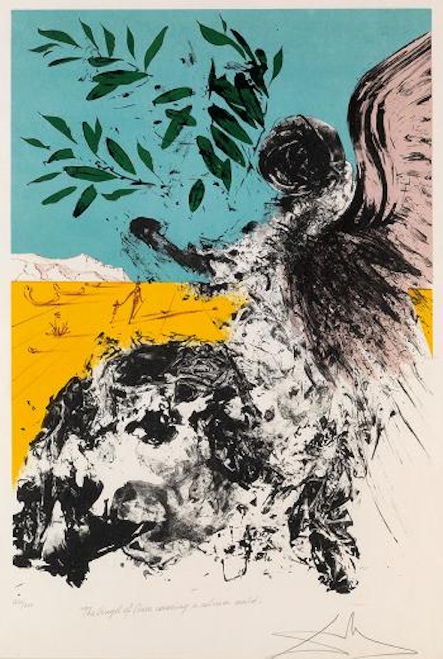 Peace in Vietnam (Angel of Mercy Covering a Calmer World) by Salvador Dali