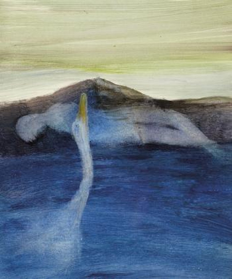Leda and swan by Sidney Nolan