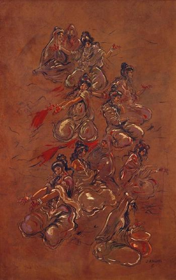 Danseuses de Guedra by Jean Gaston Mantel