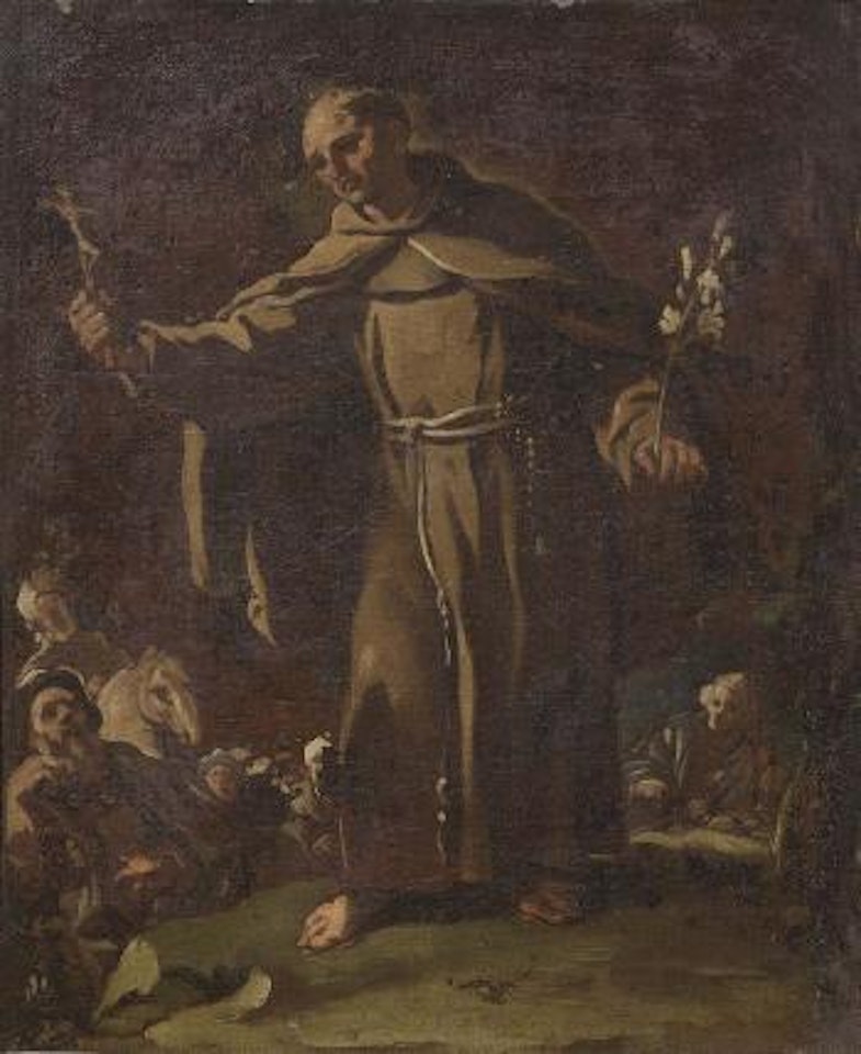 Predica di San Pietro d'Alcantara by Circle of Luca Giordano