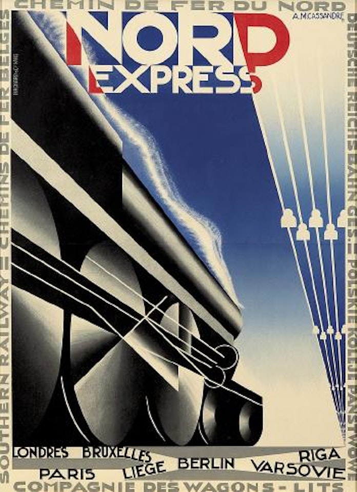 Nord Express by Cassandre (Adolphe Jean-Marie Mouron)