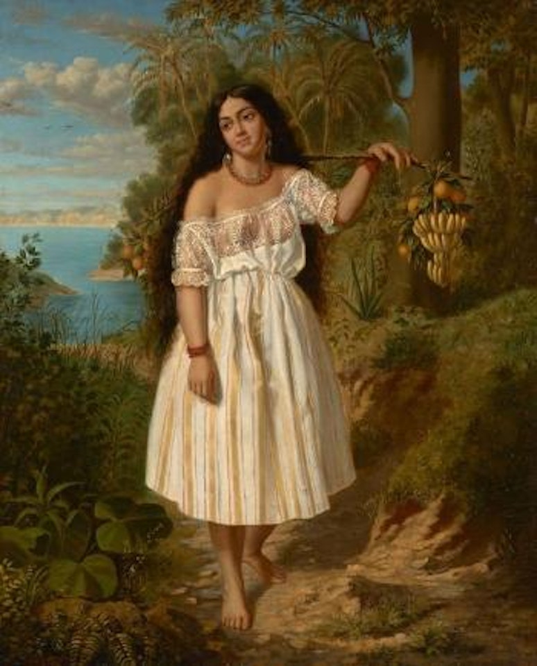 La Petita - Jeune fille américaine by French School