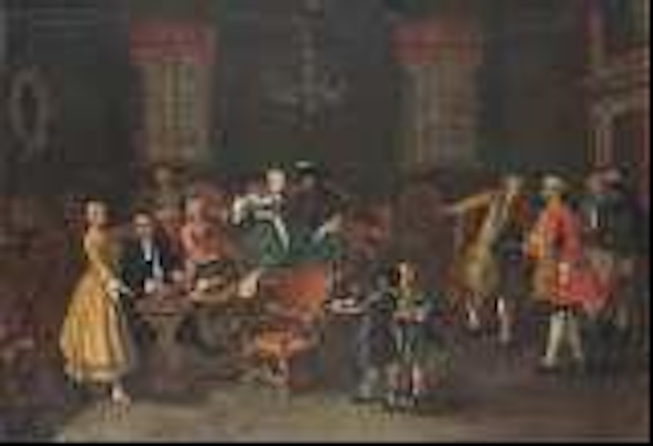 Le Concert. L’Atelier de confection by Pietro Longhi