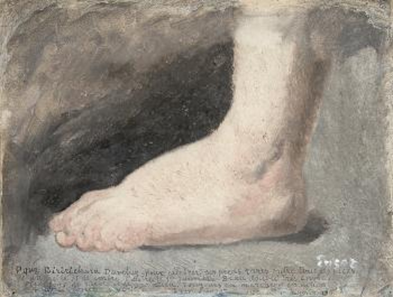 Pour célébrer ses pieds rares by James Ensor