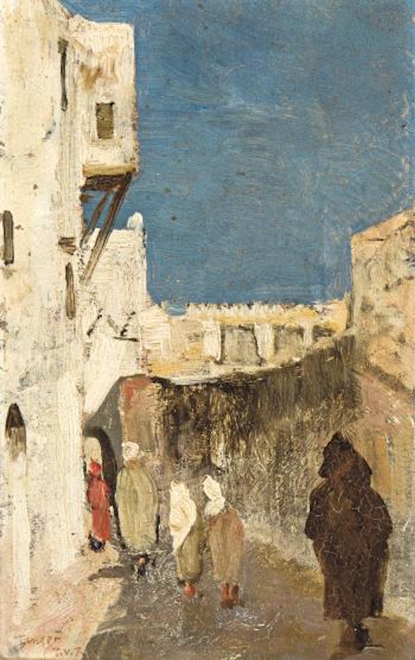 Straat te Tanger by Theo van Rysselberghe