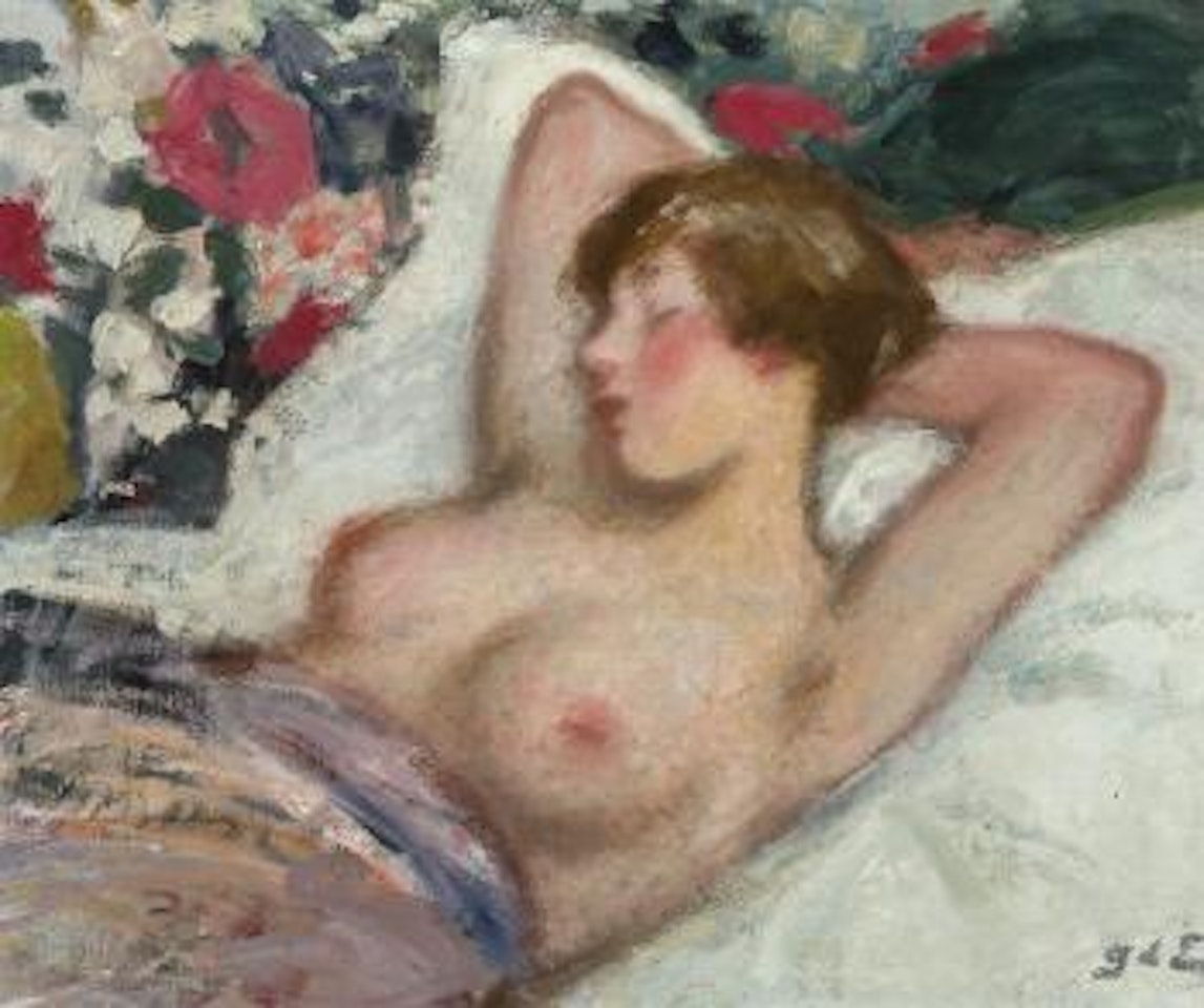 Liggend naakt by Georges d’Espagnat
