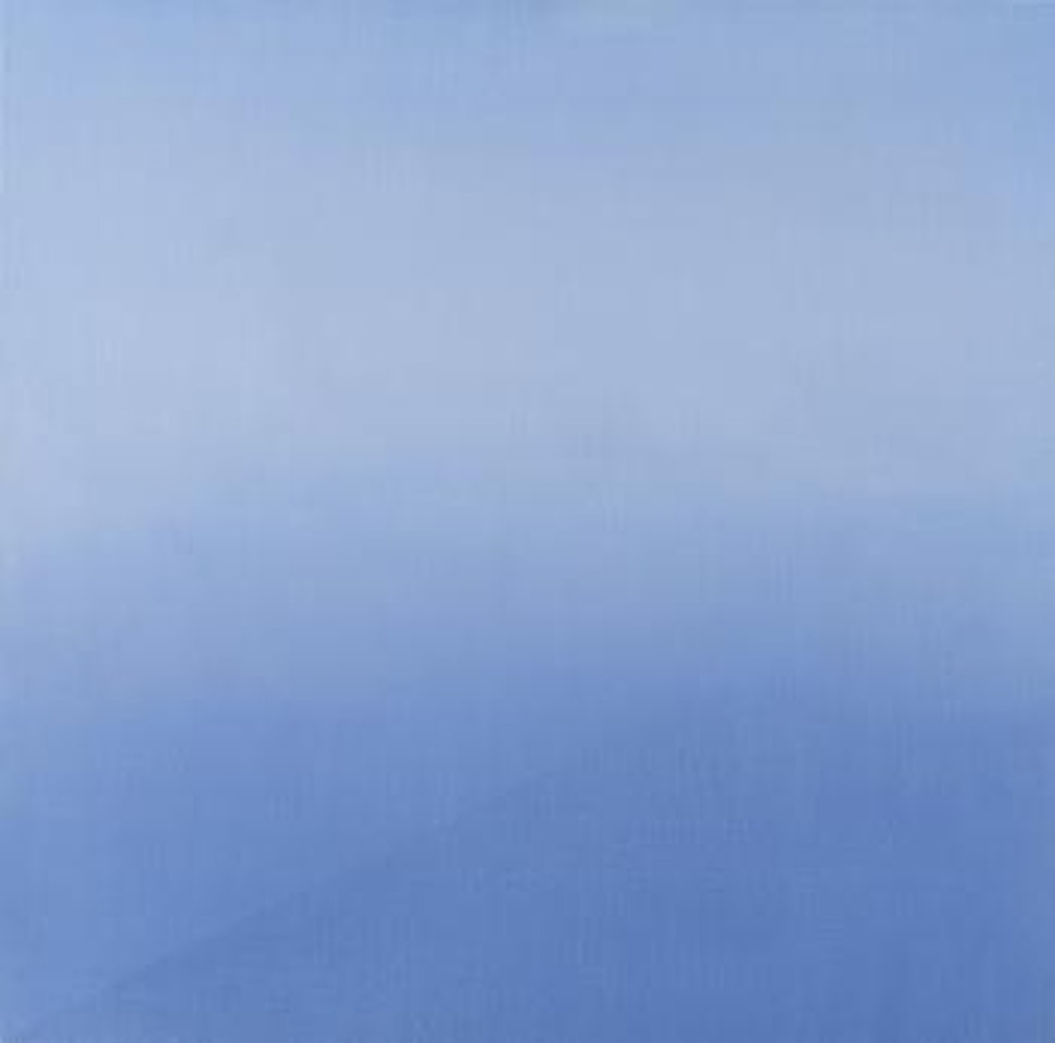 Monochroom blauw - Morgen by Jef Verheyen