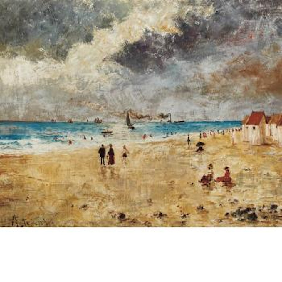 Beach Scene by Alfred Stevens