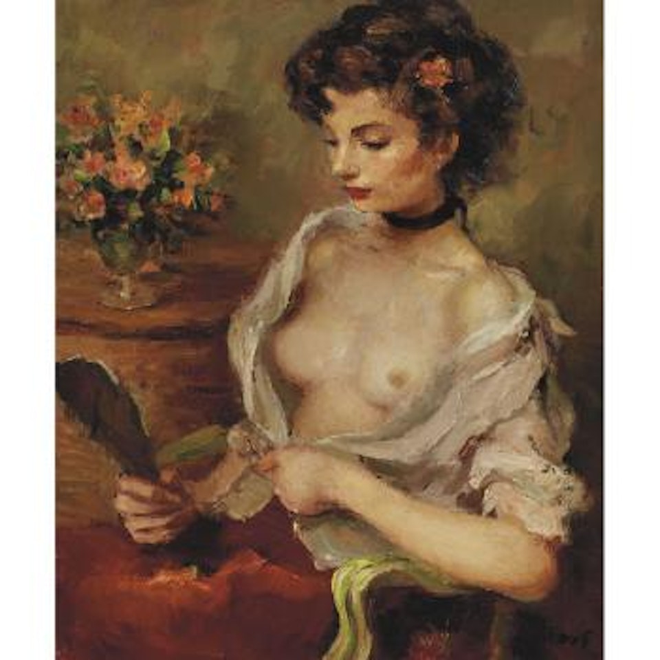 Jeune Femme aux Seins Nus by Marcel Dyf