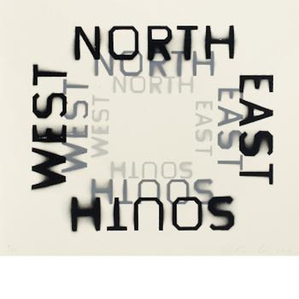 All Points Black State by Ed Ruscha