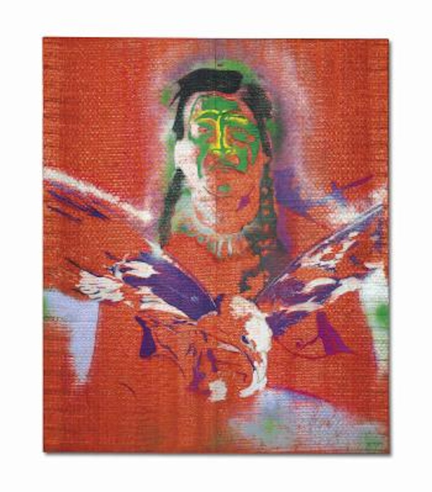 Indianer Mit Adler (Indian with Eagle) by Sigmar Polke