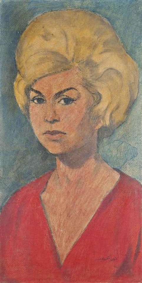 Portrait of Kamar Kaeilany by Louai Kayali