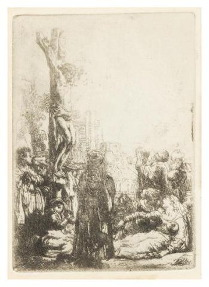 The Crucifixion by Attributed to Rembrandt Harmensz van Rijn