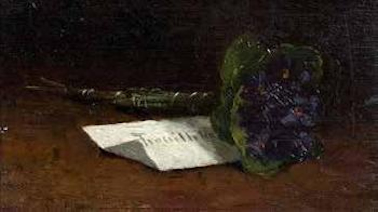 Bouquet de violettes by Paul Désiré Trouillebert