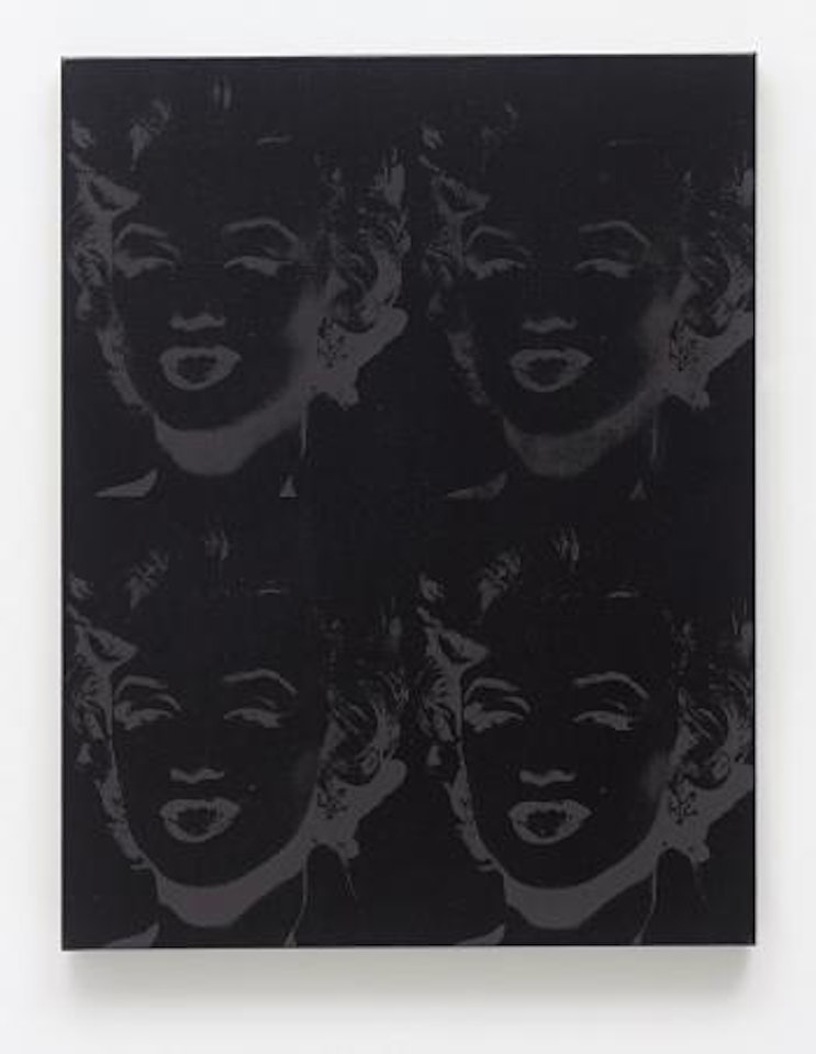 Four Marilyns (Reversal Series) by Andy Warhol