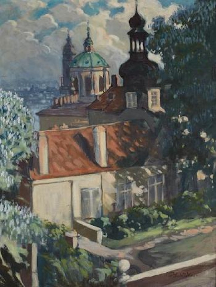 Vue de Prague by Antonín Prochazka