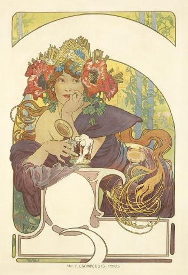 Bieres de la meuse by Alphonse Mucha
