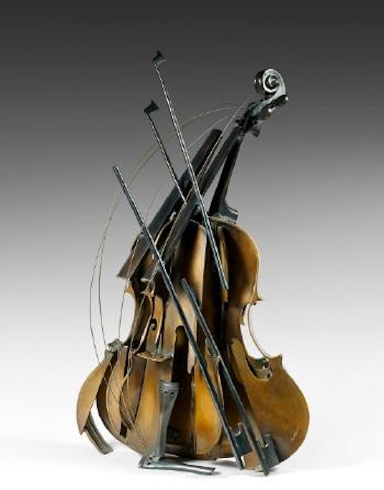 Le pour Odile et Régis, or Violon hangover by Arman