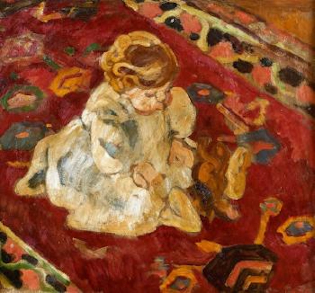 L'enfant au tapis by Louis Valtat