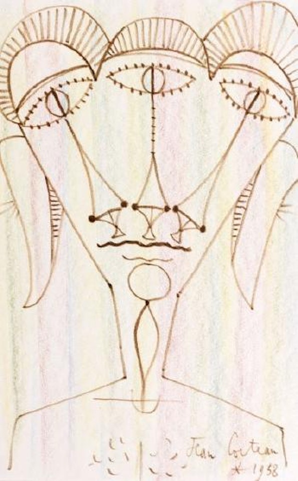 Visage au trois regards by Jean Cocteau