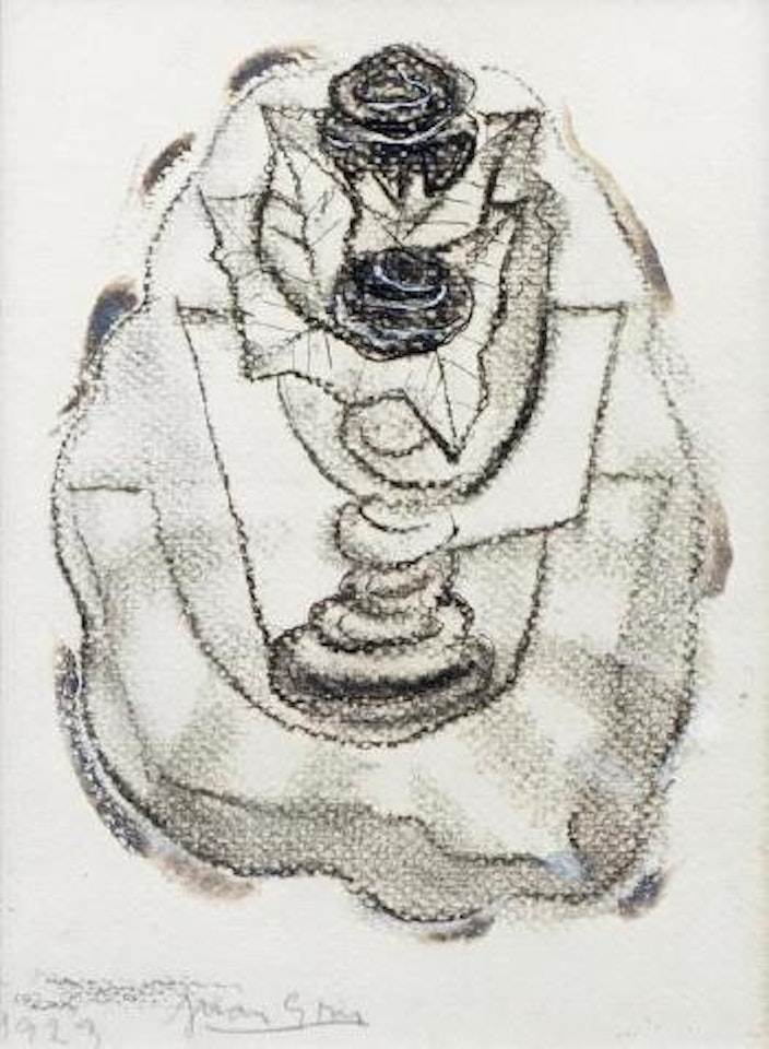 Petit vase de roses by Juan Gris