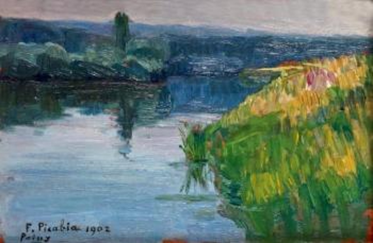 Bord de Seine à Poissy by Francis Picabia