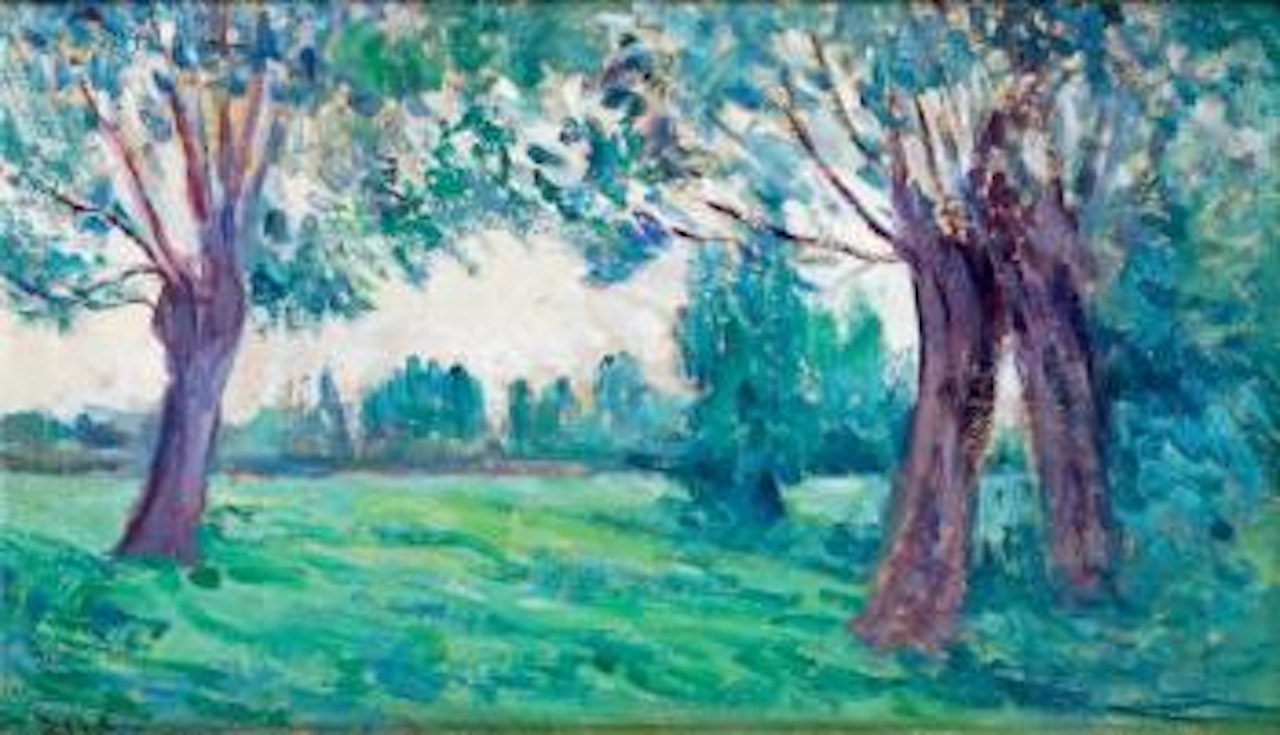 Bessy-sur-Cure dans l'Yonne by Maximilien Luce