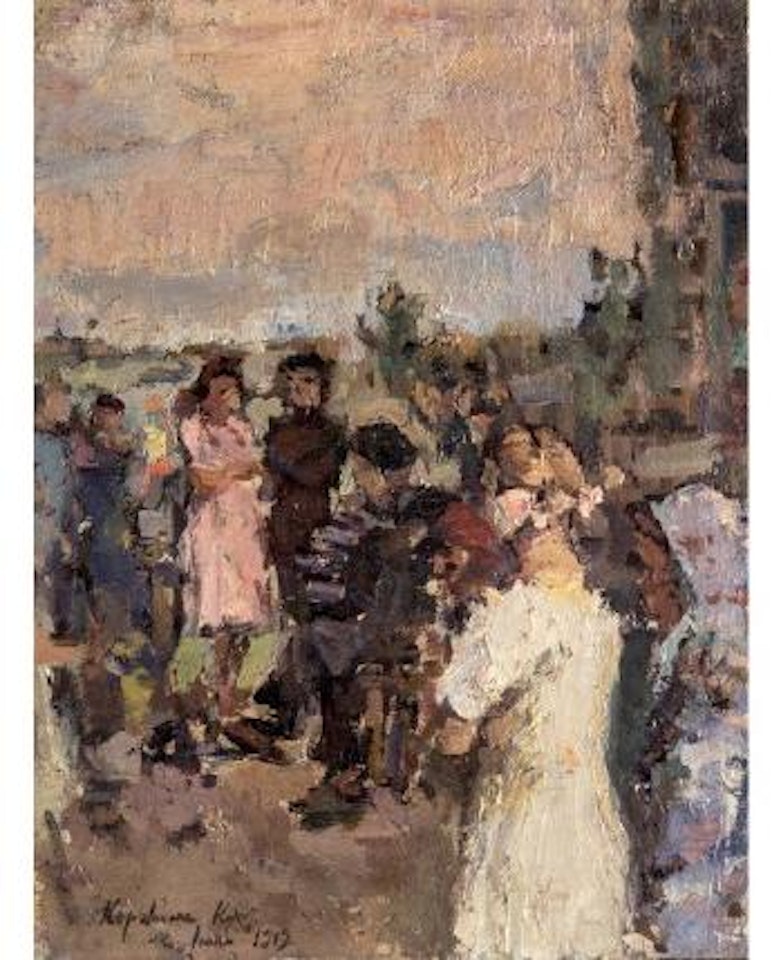 Summer evening by Konstantin Alekseevich Korovin