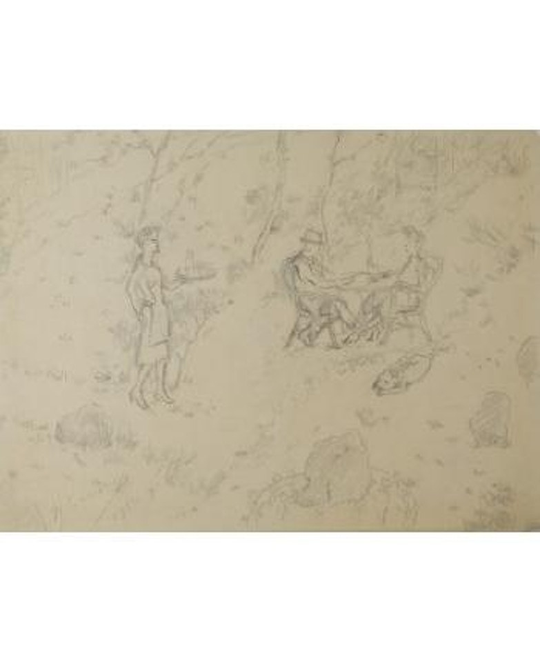 In the park by Mikhail Larionov