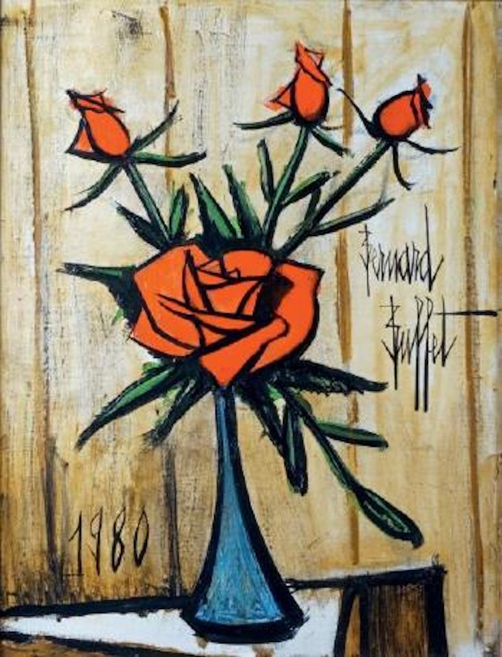 Roses rouges by Bernard Buffet
