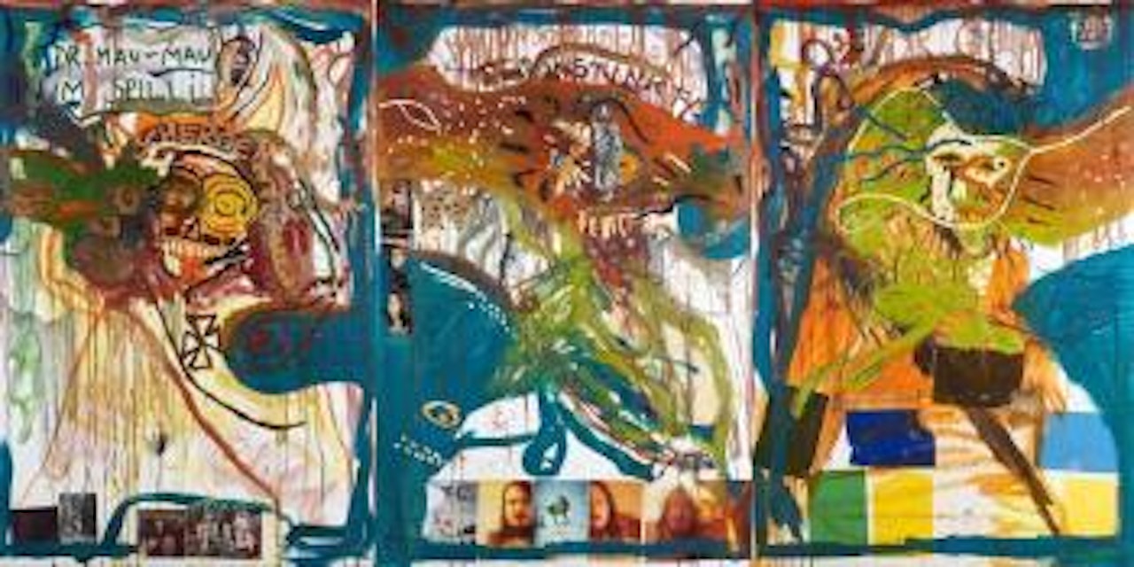 Der populargott Ammeese by Jonathan Meese
