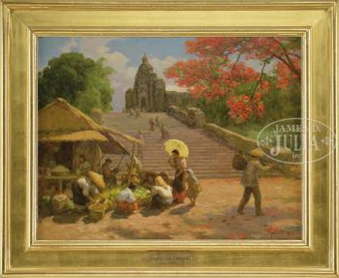Sunday morning by Fernando Amorsolo