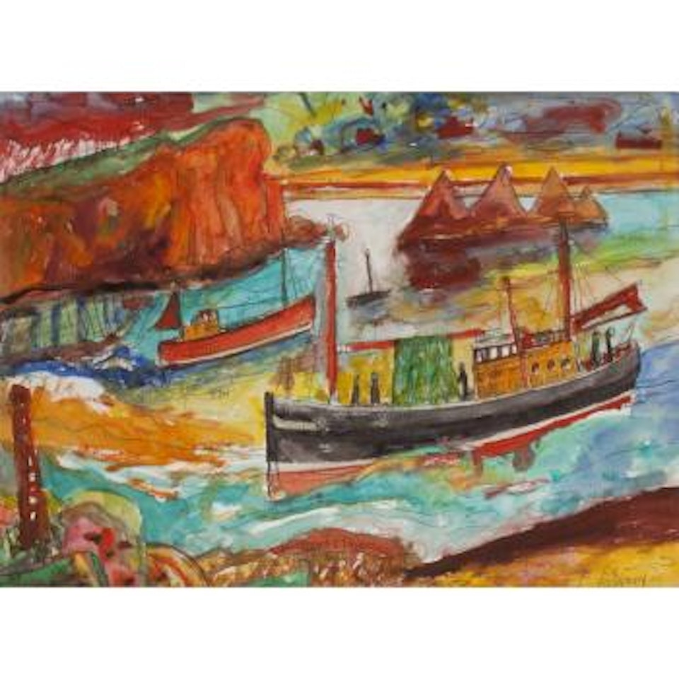 Leaving Eyemouth by John Bellany