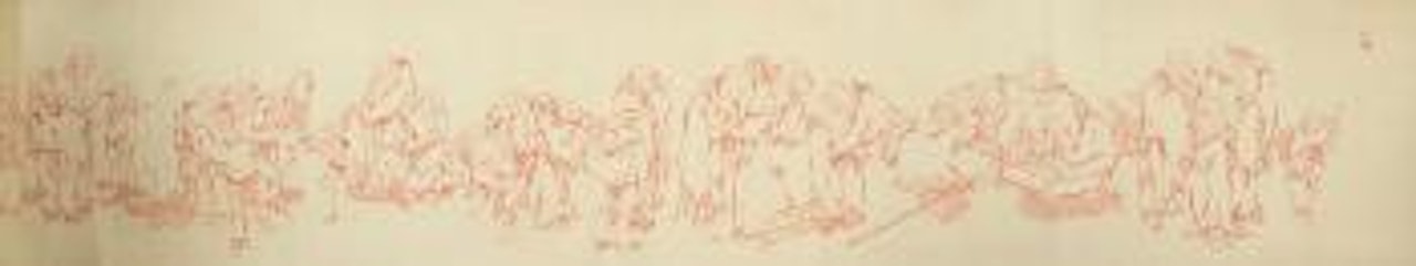 A Hundred and Eight Luo Han by Hong Yi