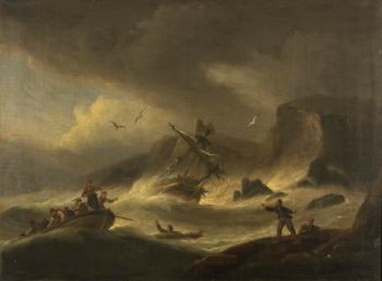 Untitled - Shipwreck by Thomas Luny