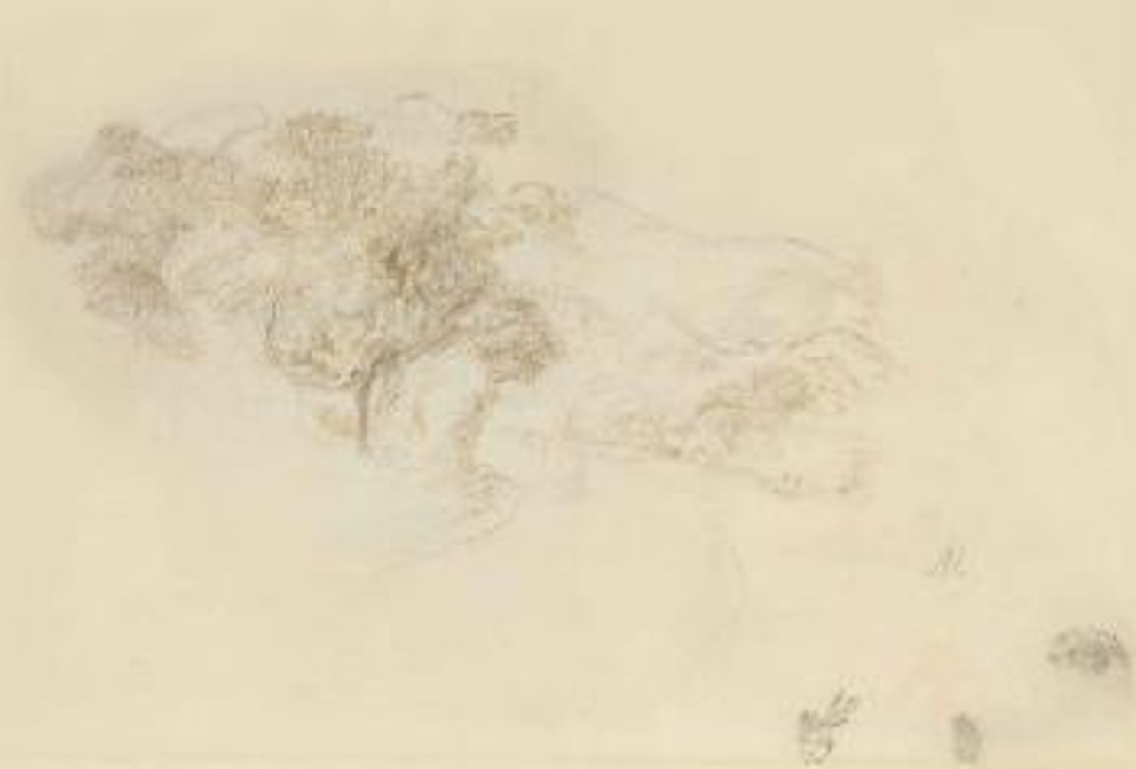 La Roche-guyon by Pierre-Auguste Renoir