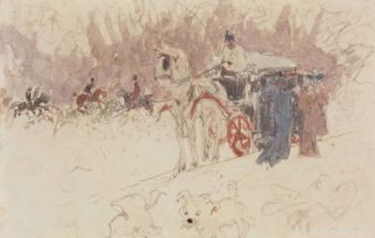 La Calèche by Pierre Bonnard