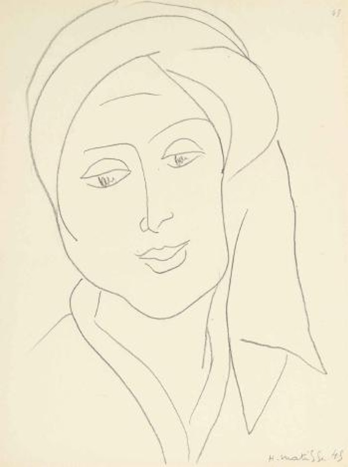 Femme Au Turban (Lydia) by Henri Matisse