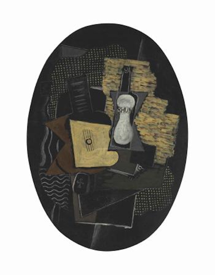 Guitare Et Rhum by Georges Braque