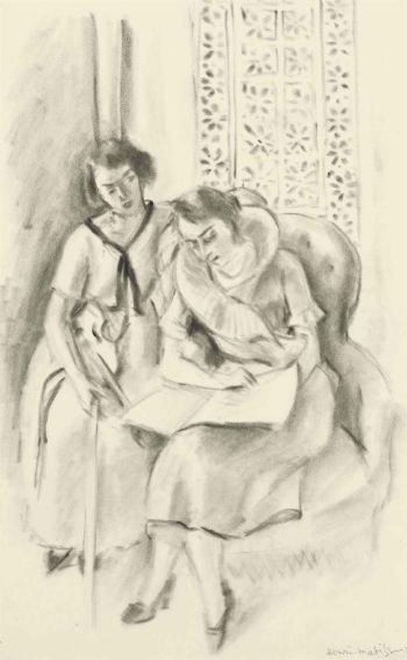 Les Deux Musiciennes by Henri Matisse