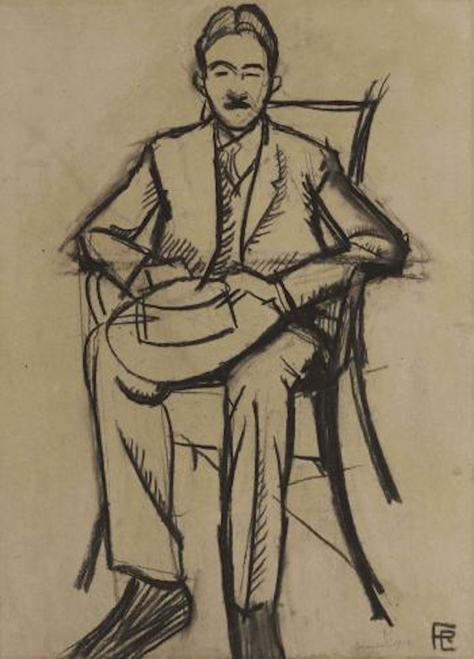 Etude Pour Le Portrait Georges De Miré by Roger de la Fresnaye
