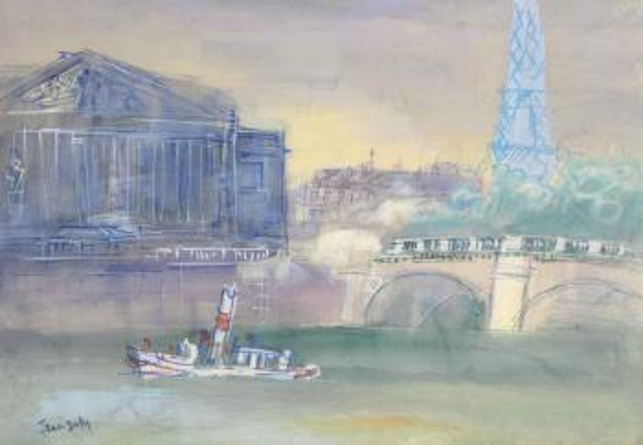 La Seine Au Pont De La Concorde by Jean Dufy